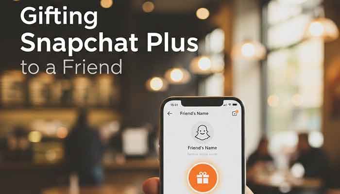 Person buying a digital subscription for a friend on a smartphone