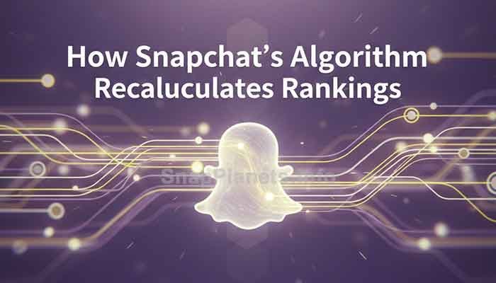 Abstract representation of social media algorithms updating