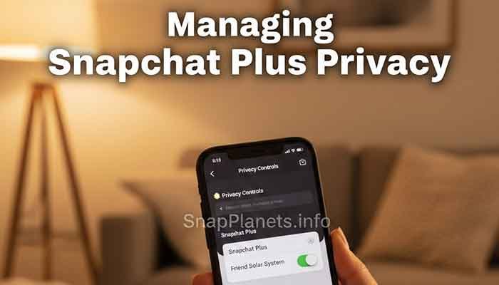 Turning off the Friend Solar System in Snapchat Plus settings