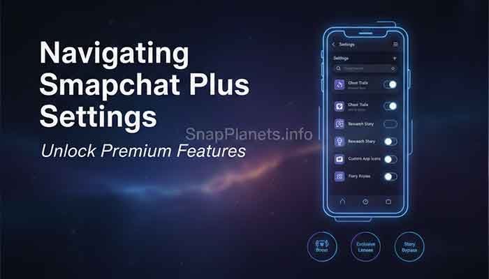A person using Snapchat Plus features on an iPhone