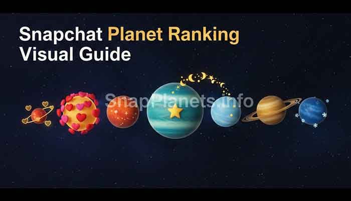 The official order of Snapchat Plus planets from Mercury to Neptune