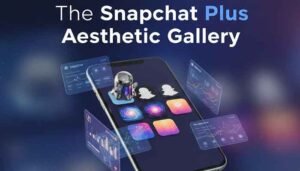 A collection of various Snapchat Plus custom icons on a smartphone screen