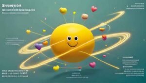 Detailed view of the Snapchat Plus Friend Solar System planets