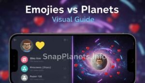 Comparison of Snapchat Best Friends vs Planets and Snapchat Plus Solar System planet.