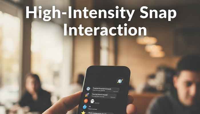 A close-up of a smartphone screen showing a Snapchat chat interface with many "Received" and "Opened" icons, indicating high activity.