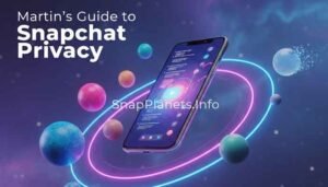 A 3D illustration of a Snapchat Solar System with a planet disappearing, remove yourself from friend solar system.