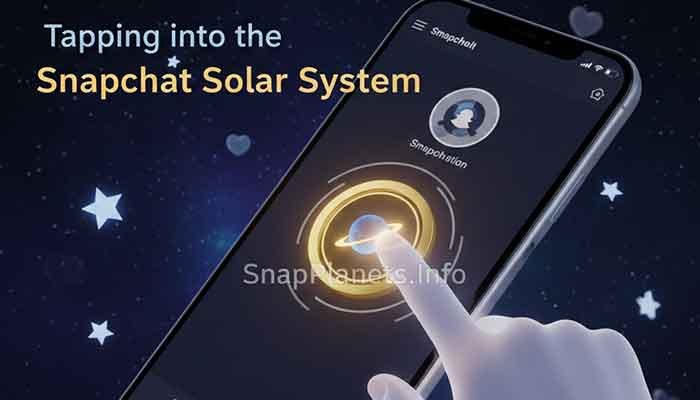Person tapping the Snapchat Plus Best Friends badge on a phone, Does Snapchat notify when you check planets.