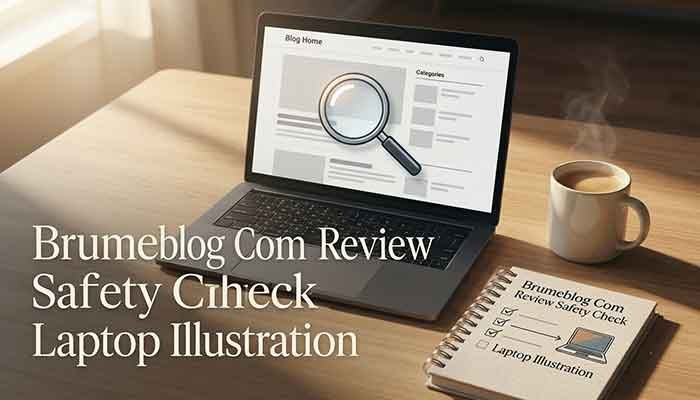 Brumeblog Com Review: Is It Safe & Legit? 1 Brumeblog Com Review Safety Check Laptop Illustration