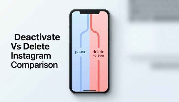 Difference Between Deactivating And Deleting Instagram Account